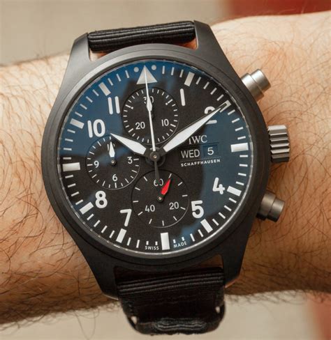 iwc pilot top gun chronograph.